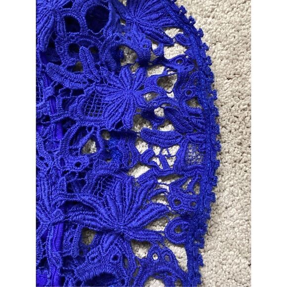 New. VELVET blue Lace-Guipure Dress. Small. Retails $179 Neimans - Picture 13 of 13